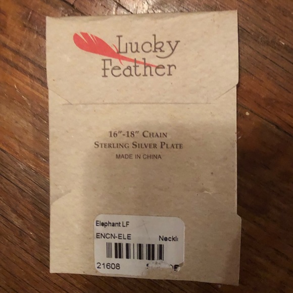 Elephant Necklace 16”-18” Chain - Picture 2 of 2